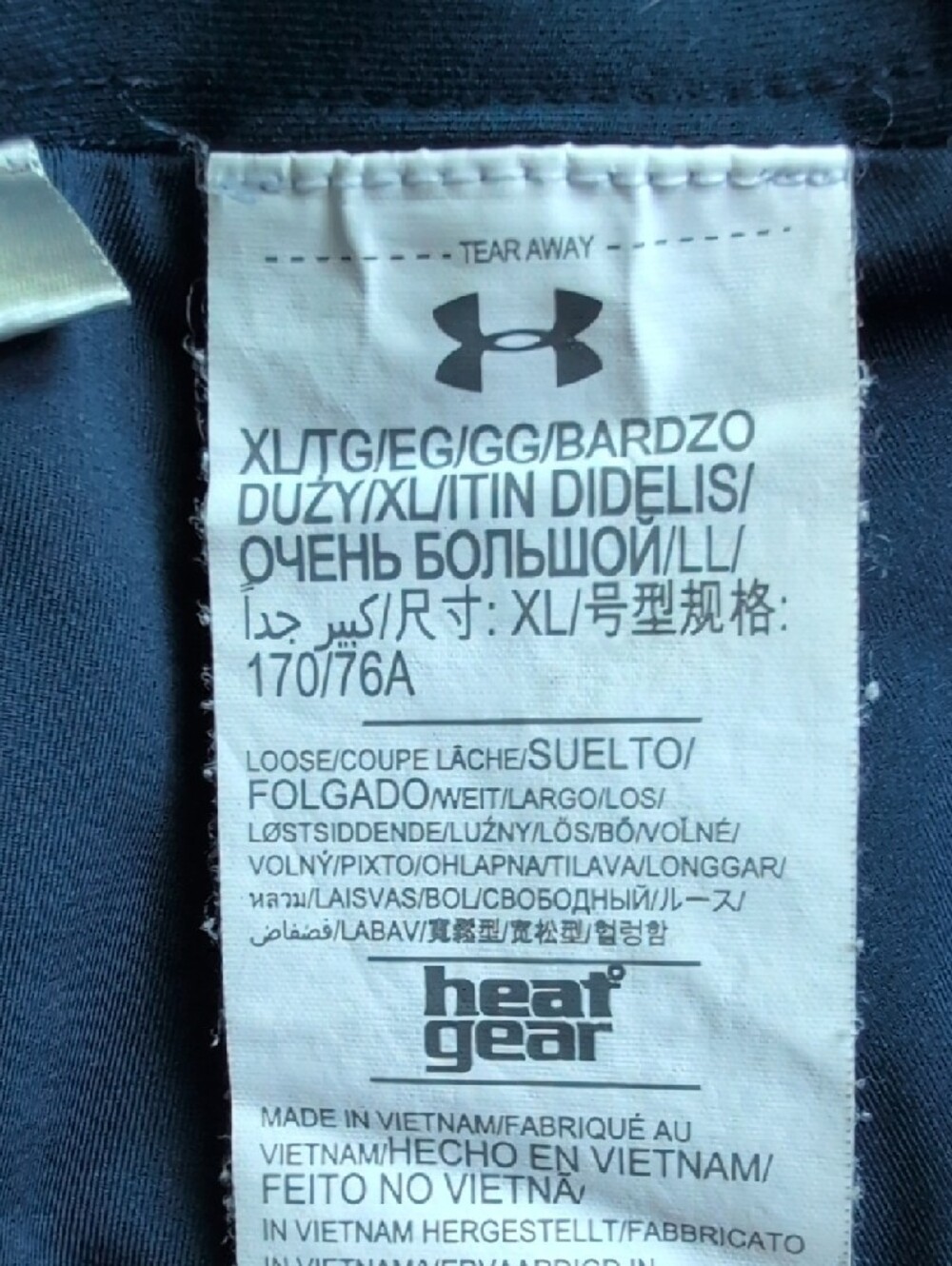 Under Armour Blue golf  Athletic Skort with Zip Pocket Accents - Picture 3 of 5